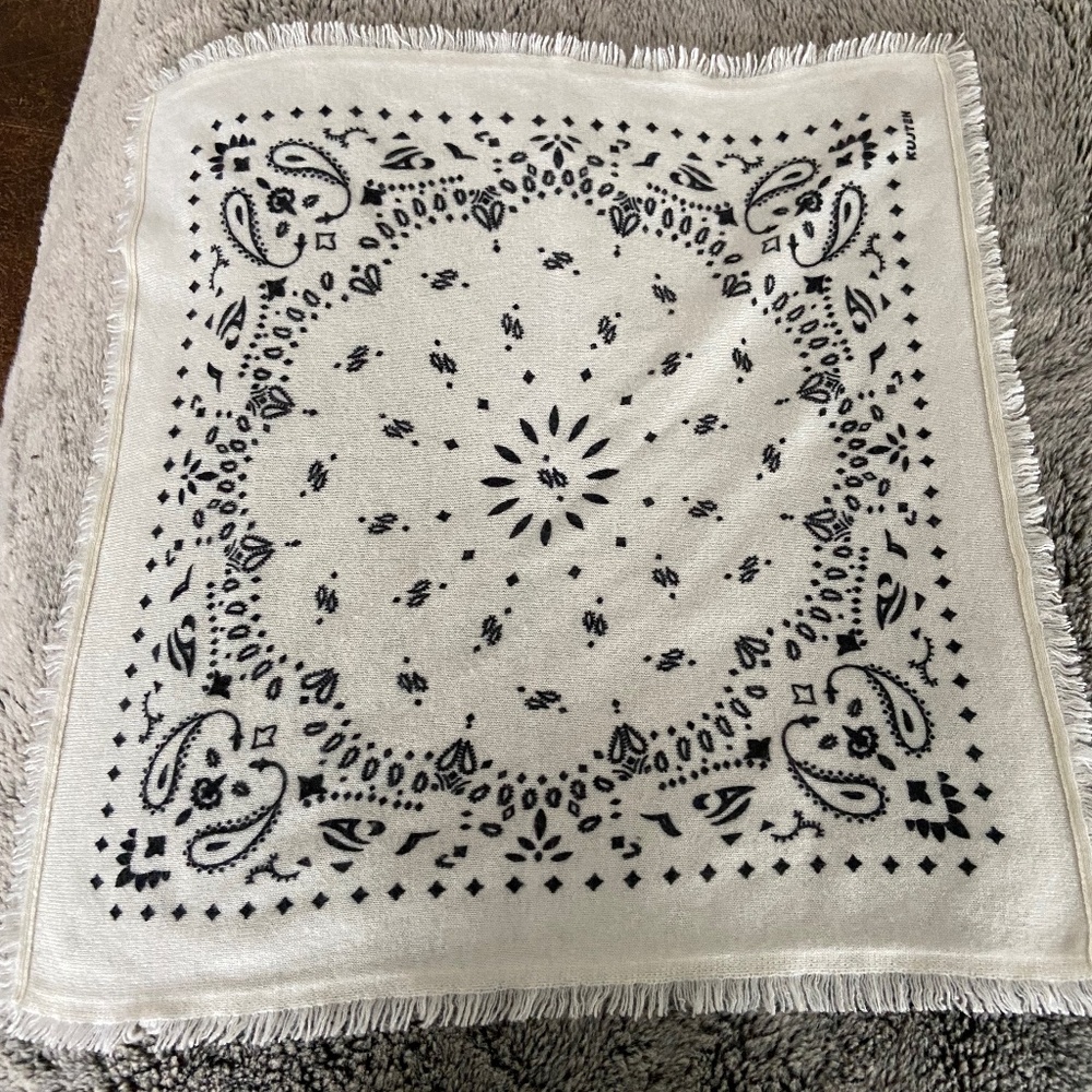 Kujten Cashmere Bandana Scarf - small